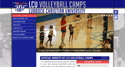 Desktop Screenshot of lcuvolleyballcamps.com